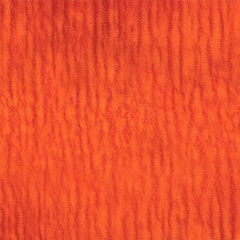 Orange fabric texture with undulating vertical ridges, irregular bumps, and a woven appearance; labeled “egoitaliano > fabric (b) > snake”.